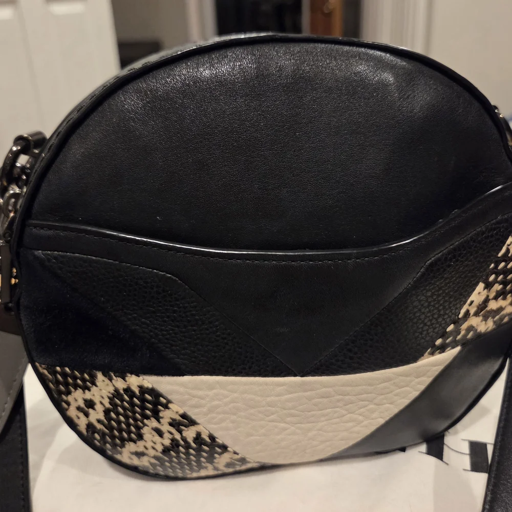 Coach 1941 Canteen Crossbody Bag With Patchwork And Snakeskin Detail - Picture 8 of 10